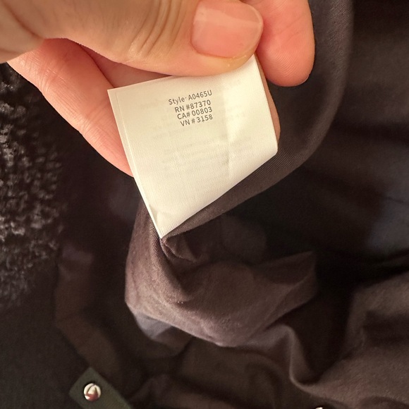 Alo Yoga Ovesize Shearling Black Tote Bag Sherpa Zip Shoulder Gym Travel New - Picture 10 of 10